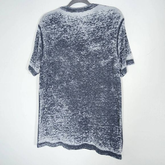 Disney Unisex Gray Burnout Short Sleeve Tee with Classic Mickey Mouse Size Large - Picture 4 of 7